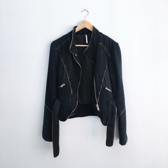 Free People Jackets & Blazers - Free People Moto Jacket - size xs